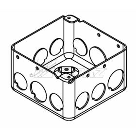 Topaz D4452 Box Square Drawn Deep 4" 2-1/8" Deep