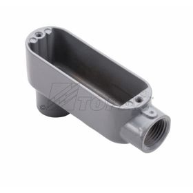 Topaz LB6 LB Type Conduit Body, Die Cast Aluminum, Wall Mount, Hub Size-2"
