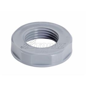 Topaz NLN12G NPT Locknut, 6/6 Nylon, 1/2", Gray