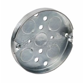 Topaz P4451 Cover - Round Pancake Galvanized Steel Round 4"