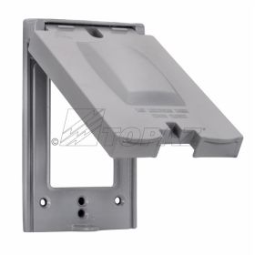 Topaz WC1V12 10 in 1 Multi-Use Cover, Die Cast Aluminum, Rectangle, Gray