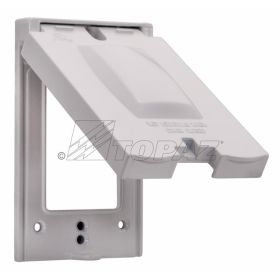 Topaz WC1V12W 10 in 1 Multi-Use Cover, Die Cast Aluminum, Rectangle, White
