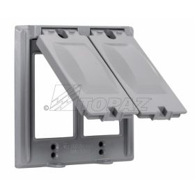 Topaz WC2225 25 in 1 Multi-Use Cover, Die Cast Aluminum, Square, Gray