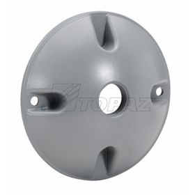 Topaz WRC150 Round Cover, Aluminum, Round, Gray