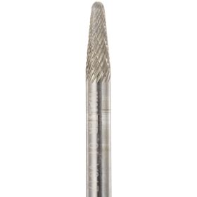 Walter 01V035 Carbide Burr 1/2 x 1-1/8 Cone (SL) 1/4 x 1.5" Shank
