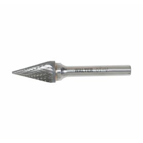 Walter 01V049 Carbide Burr 1/4 x 1 Conical (SM) 1/4 x 1.5" Shank