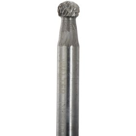 Walter 01V610 Carbide Burr 3/8 x 5/16 Ball (SD) 1/4 x 6" Shank