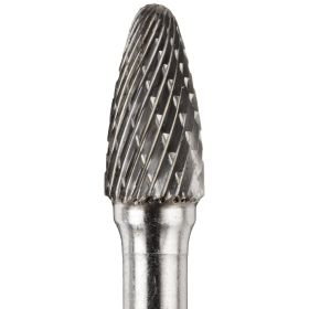 Walter 01V615 Carbide Burr 1/2 x 1 Tree (SF) 1/4 x 6" Shank