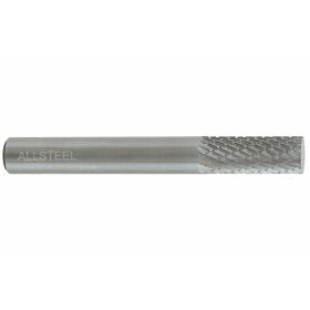 Walter 01W304 ALLSTEEL Carbide Burr 1/2" x 1" Cylindrical (SA-5)