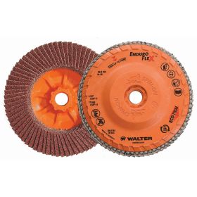 Walter 06B454 Enduro Flex Flap Disc 4-1/2 x 5/8-11 Threaded Arbor 40Grit