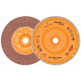 Walter 06B462 Enduro Flex Flap Disc 4-1/2 x 5/8-11 Threaded Arbor 120Grit