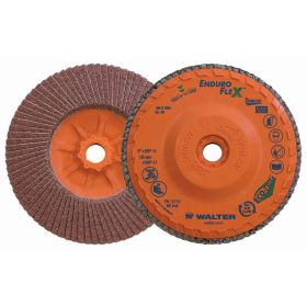 Walter 06F504 Enduro-Flex Stainless Spin-On Flap Disc 5" x 5/8-11" 40 Grit