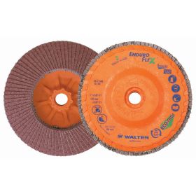 Walter 06F508 Enduro-Flex Stainless Spin-On Flap Disc 5" x 5/8-11" 80 Grit