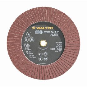 Walter 07Q608 Quick-Step Flex Flap Disc 6" 80 Grit