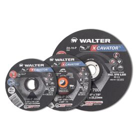 Walter 08P455 XCAVATOR Ultra High Removal Grinding Wheel 4-1/2" x 5/8-11" Type 27