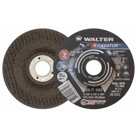 Walter 08P460 XCAVATOR Ultra High Removal Grinding Wheel 4-1/2" x 7/8" Type 27