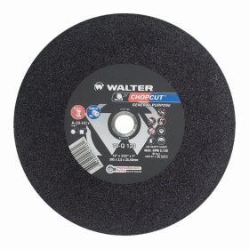 Walter 10Q123 Chopcut Cut Off Wheel 12" x 3/32" x 1" Arbor Type 1