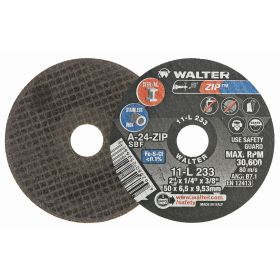 Walter 11L233 Zip Cut Off Wheel 2" x 1/4" x 3/8" Arbor Type 1