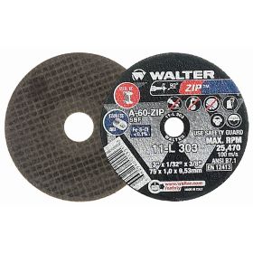 Walter 11L303 Zip Cut Off Wheel 3" x 1/32" x 3/8" Arbor Type 1