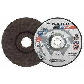 Walter 11T672 ZIP One Cutting Zip Wheel, 7" x 3/64" x 7/8", ZA-60-ZIP Grade