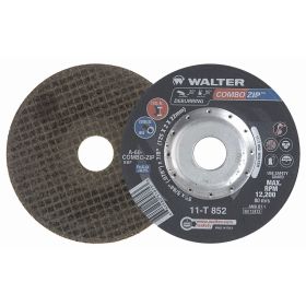 Walter 11T852 Combo Zip Cut Off Wheel 5" x 5/64" x 7/8" Arbor Type 27