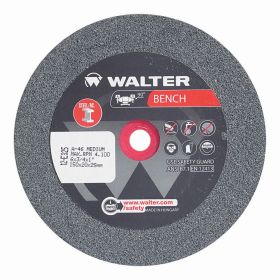 Walter 12E325 Bench Grinding Wheel 3/4" x 6" x 1" Arbor Type 1 Medium Grade