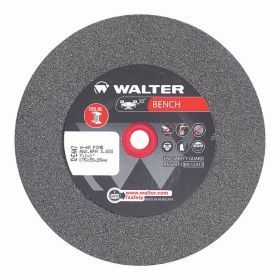 Walter 12E447 Bench Grinding Wheel 1" x 7" x 1" Arbor Type 1 Fine Grade