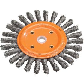 Walter 13B280 Wire Wheel Brush, Knot-Twisted .0118", 8" x 5/8" x 1-1/4"