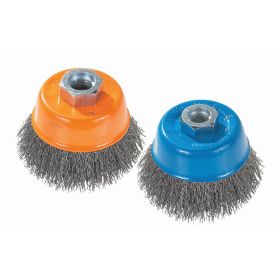 Walter 13D302 Wire Cup Brush .0118" Crimped Tool Steel 3" M14x2.0 Arbor