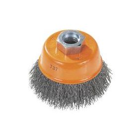 Walter 13E504 Wire Cup Brush .020" Crimped Carbon Steel 5" 5/8-11 Arbor