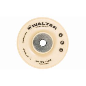 Walter 15M045 Turbo Action Backing Pad Assembly, 4-1/2" x 5/8"-11, White