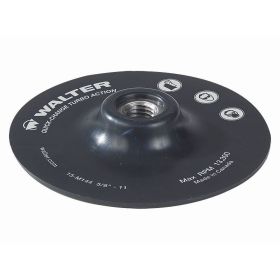 Walter 15M144 Turbo Quick Change Backing Pad, 4-1/2" x 5/8"-11, Black