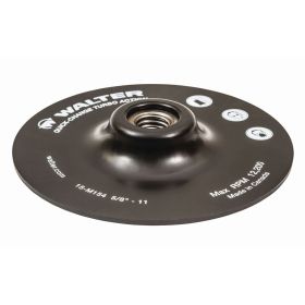 Walter 15M154 Turbo Quick Change Backing Pad, 5" x 5/8"-11, Black