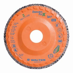 Walter 15Q454 Enduro-Flex Stainless Flap Disc 4-1/2" x 7/8" 40 Grit