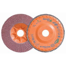 Walter 15Q504 Enduro-Flex Stainless Flap Disc 5" x 7/8" 40 Grit