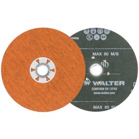 Walter 15X528 Coolcut XX Quick Change Sanding Disc, 5" x 5/8"-11 Grit 80, 25BX