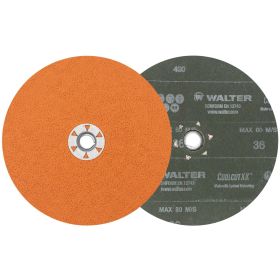 Walter 15X723 Coolcut XX Quick Change Sanding Disc, 7" x 5/8"-11 Grit 36, 25BX