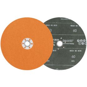 Walter 15X726 Coolcut XX Quick Change Sanding Disc, 7" x 5/8"-11 Grit 60, 25BX