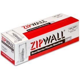 Zipwall PY50 ZipWall Dust Barrier Plastic Sheeting 10' x 50', 3 mil