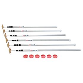 Zipwall SLP6 12' Anodized Aluminum Spring-Loaded Poles, 6PK