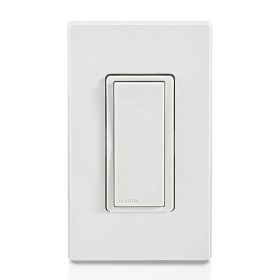 Leviton ZW15S-1RW 15A Decora Smart with Z-Wave Plus Technology Dimmer Switch White
