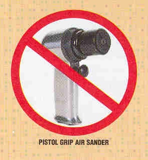 Pistol Grip Air Sander 